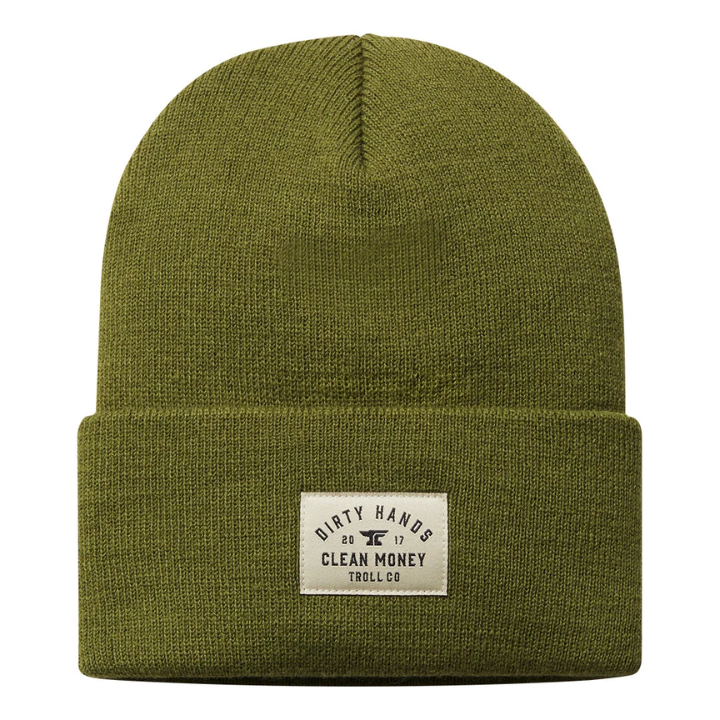 BEANIE DHCM WOVEN LABEL - MGRN
